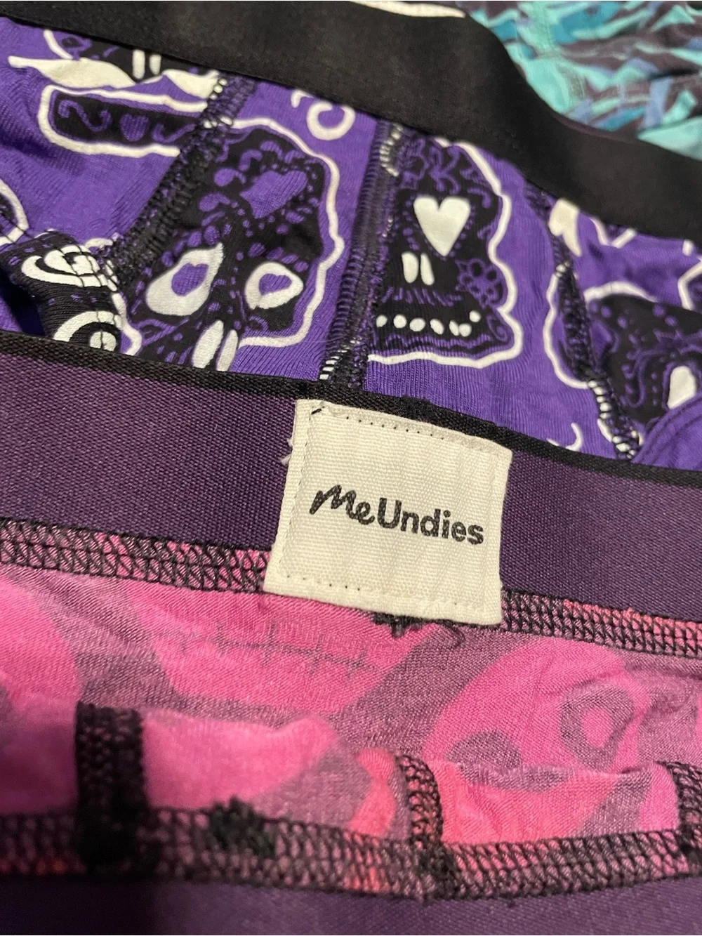 Me Undies Men’s Small Briefs - Bundle of 5 Skull Halloween Prints